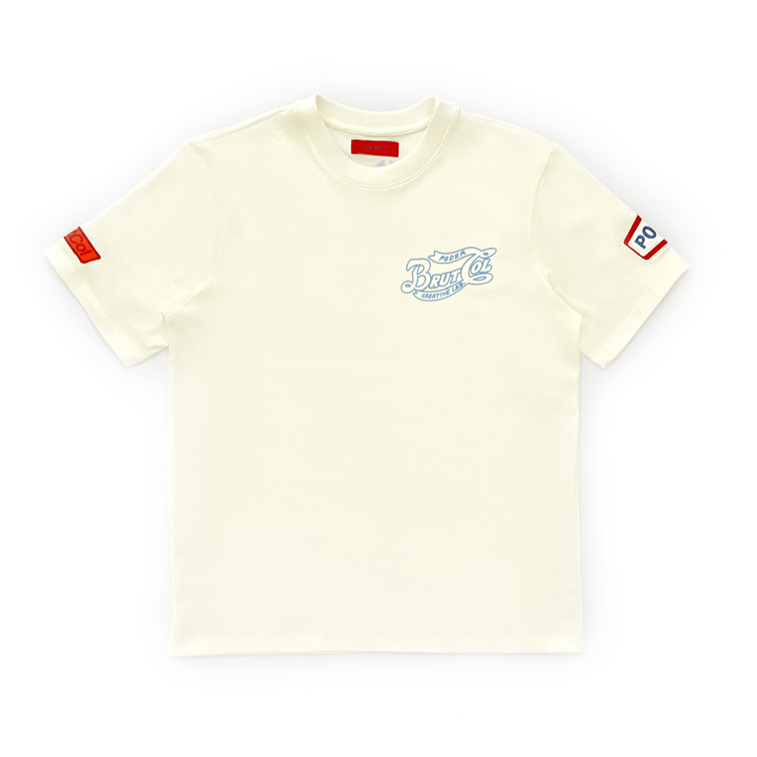 CAMISETA SIGUE INTENTANDO CREMA "PODER"