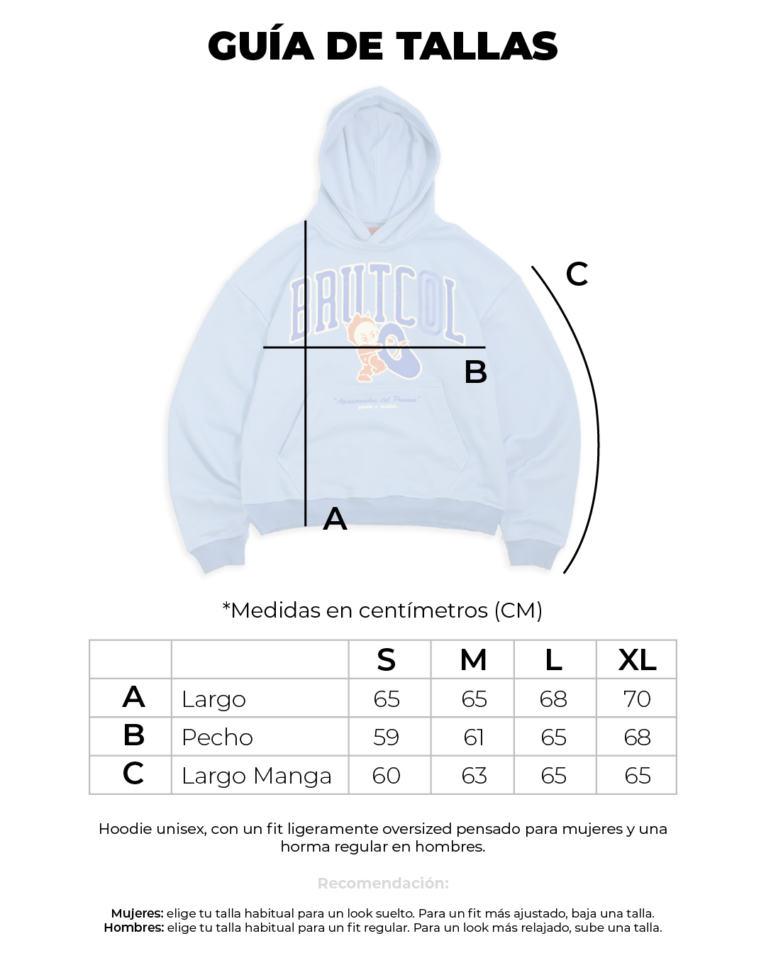 HOODIE "INTRUSO" AZUL - POUCH X BRUTCOL