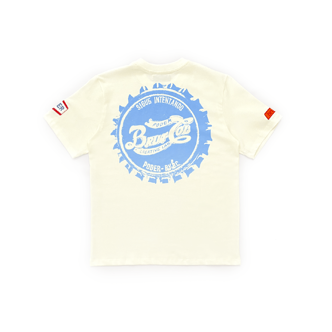 CAMISETA SIGUE INTENTANDO CREMA "PODER"