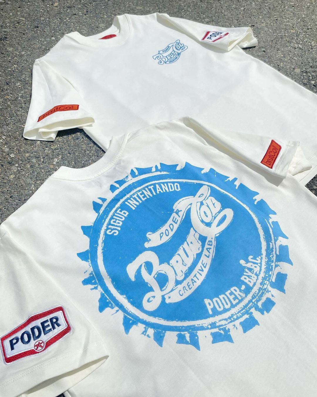 CAMISETA SIGUE INTENTANDO CREMA "PODER"