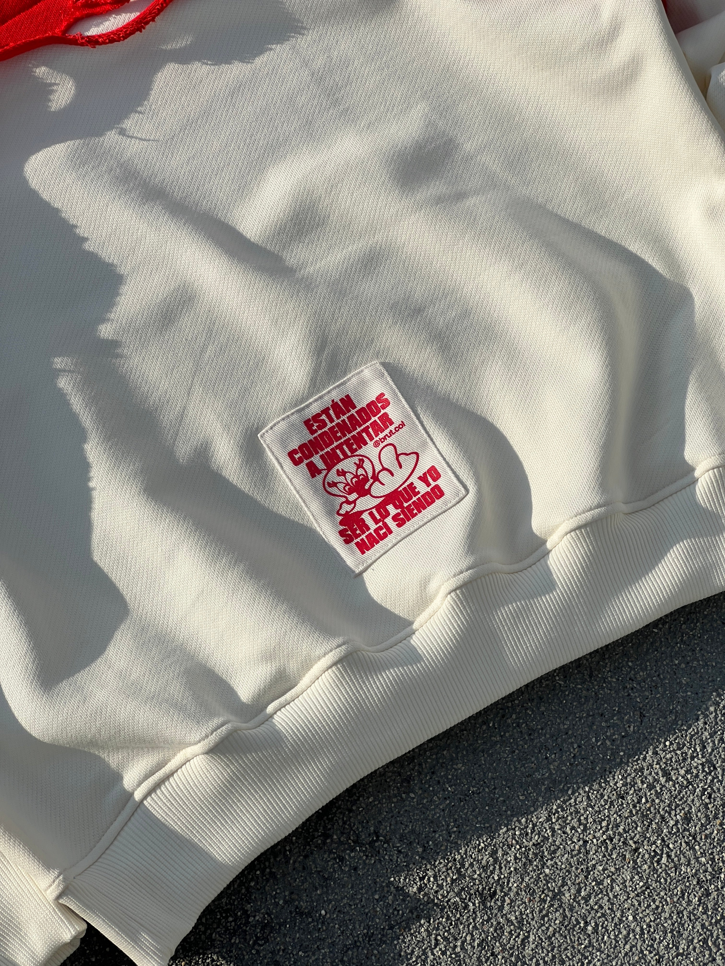 Hoodie Oversized Bicolor Brutcol® Rojo – Drop 10 Edición Limitada