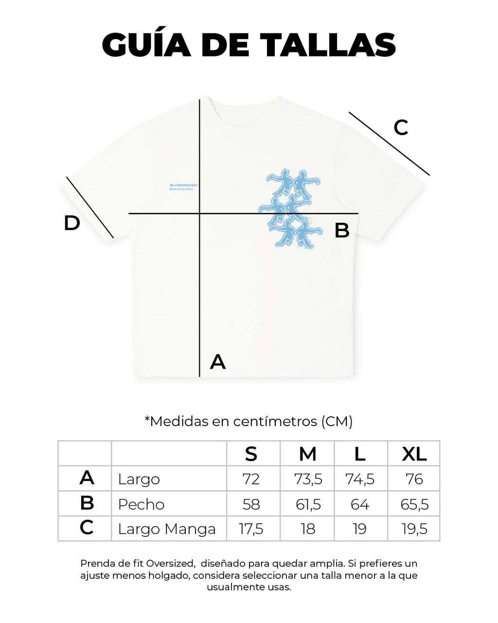 CAMISETA CREMA "EN CONSTRUCCIÓN"