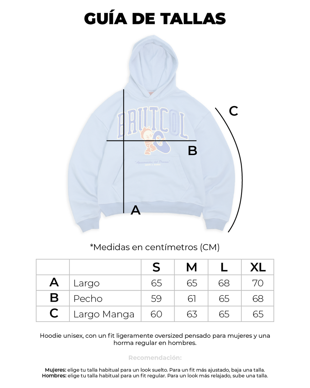 HOODIE "INTRUSO" AZUL - POUCH X BRUTCOL